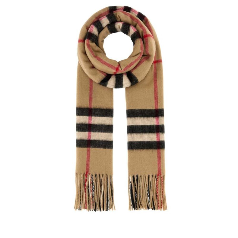 Burberry Unisex Embroidered Cashmere Scarf